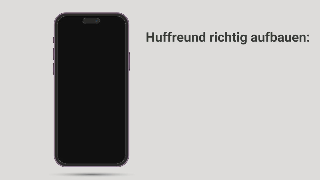 Auf dem Video wird dargestellt, wie der Huffreund zum Auftragen von Huföl Schritt für Schritt montiert wird inkl. Tonspur.